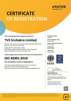 ISO 45001 Certificate MDU