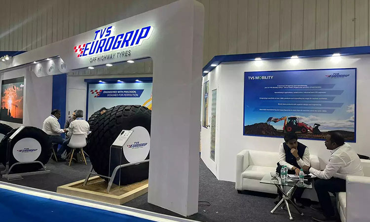 TVS Eurogrip presents latest construction range of tyres at Excon 2023